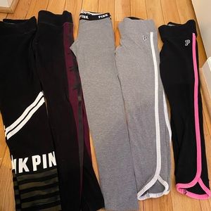 VICTORIA SECRET LINK LEGGINGS - 5 PAIR